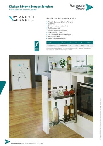 furnwaregroup 家具目录 · Furnware Group - 厨房 × 家居 收纳 Solutions 2019 第 14 页