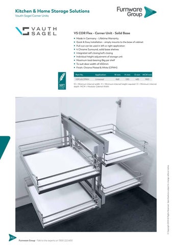 furnwaregroup 家具目录 · Furnware Group - 厨房 × 家居 收纳 Solutions 2019 第 18 页