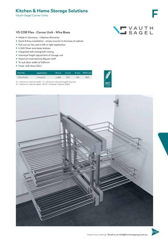 furnwaregroup 家具目录 · Furnware Group - 厨房 × 家居 收纳 Solutions 2019 第 19 页