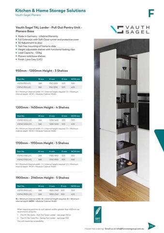 furnwaregroup 家具目录 · Furnware Group - 厨房 × 家居 收纳 Solutions 2019 第 7 页