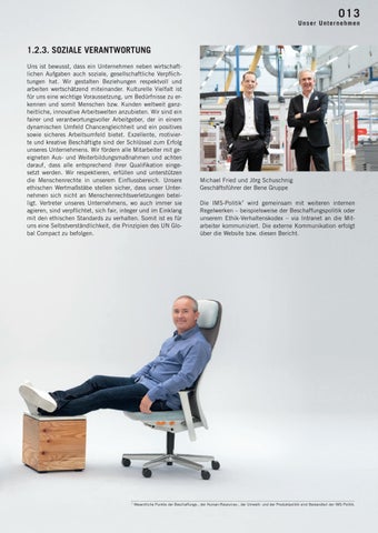 Bene Office 家具目录 · Nachhaltigkeitsbericht 2021 第 13 页