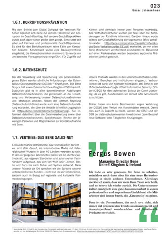 Bene Office 家具目录 · Nachhaltigkeitsbericht 2021 第 23 页