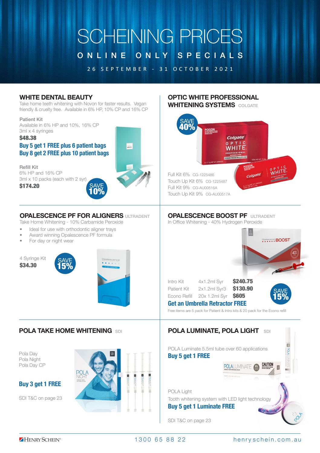 October Scheining Prices by Henry Schein Australia Issuu
