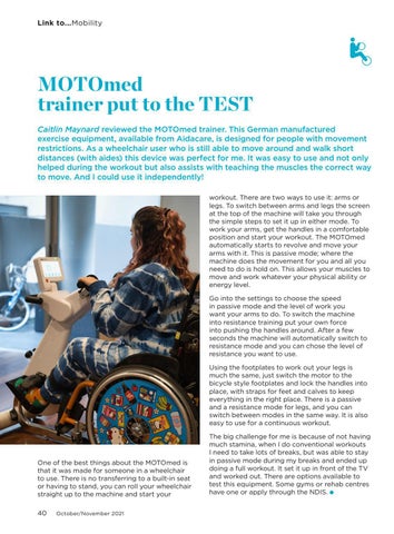 Link Disability Magazine October 2021 by The Intermedia Group - Issuu