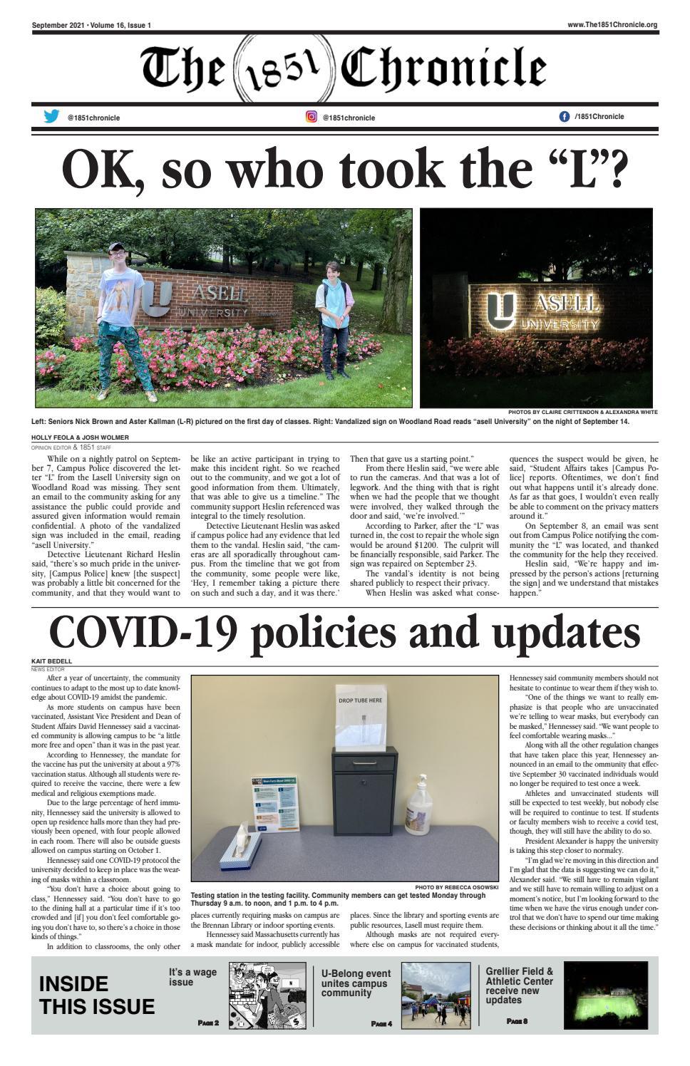September 2021 by Lasell College - Issuu