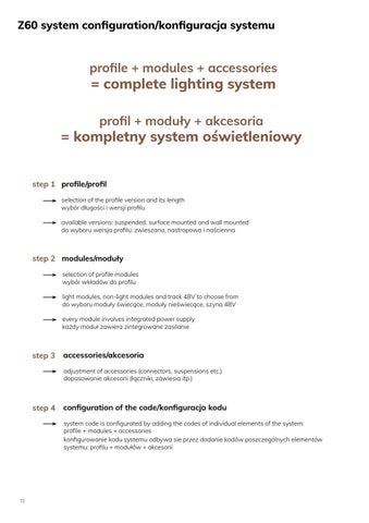 Z60 SYSTEM 灯饰目录 PL/ 英文 by Zaho Lighting 第 12 页