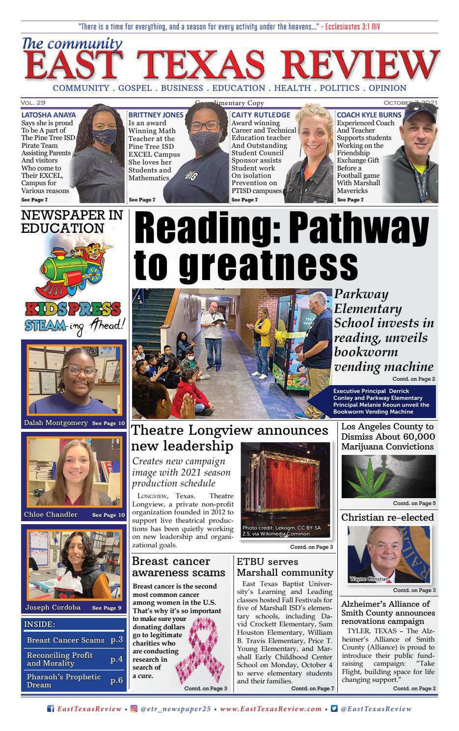 East Texas Review Newspaper by infinitieplus magazine Issuu