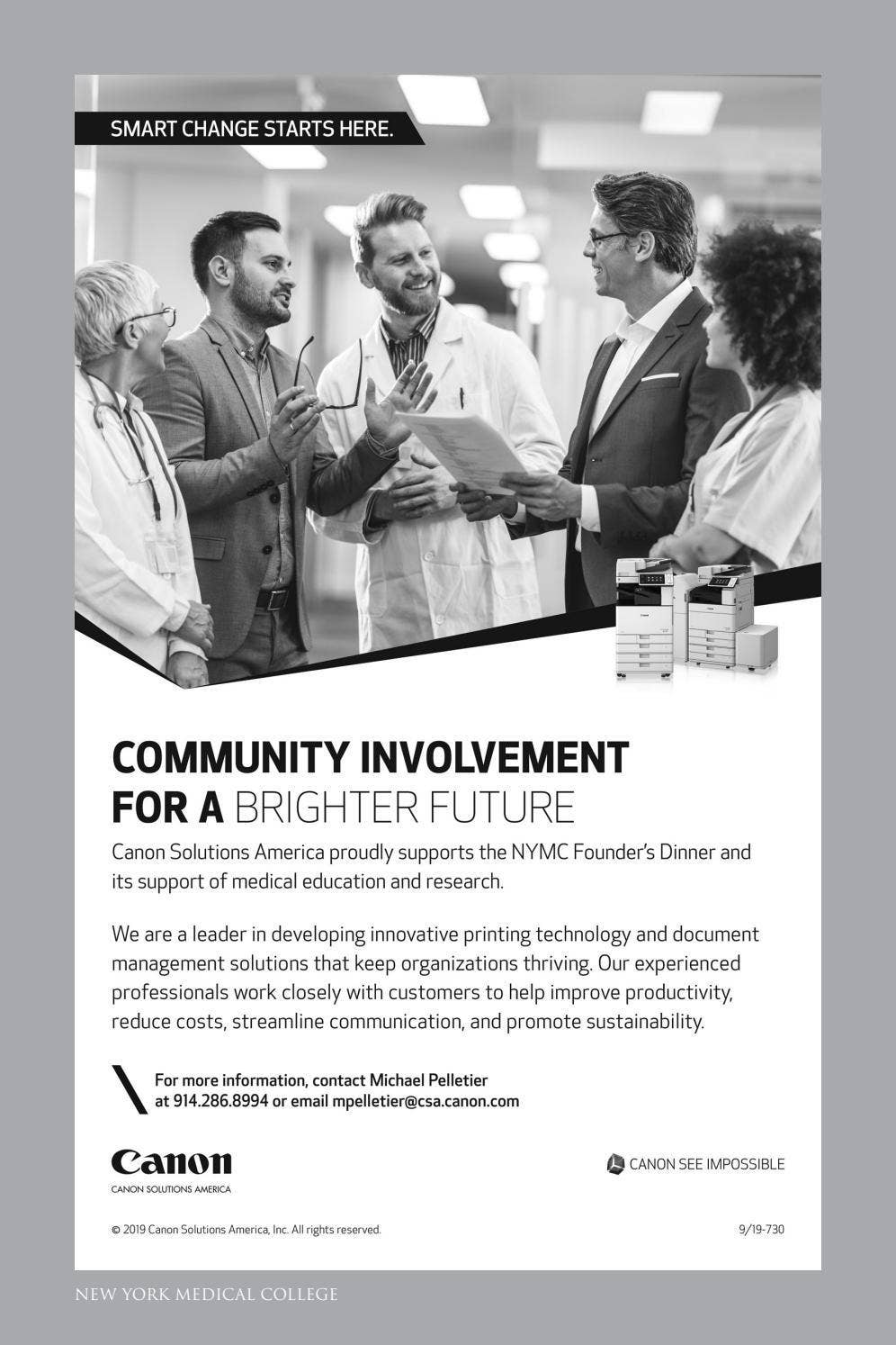 NYMC Founder's Dinner Journal 2019 by New York Medical College - Issuu