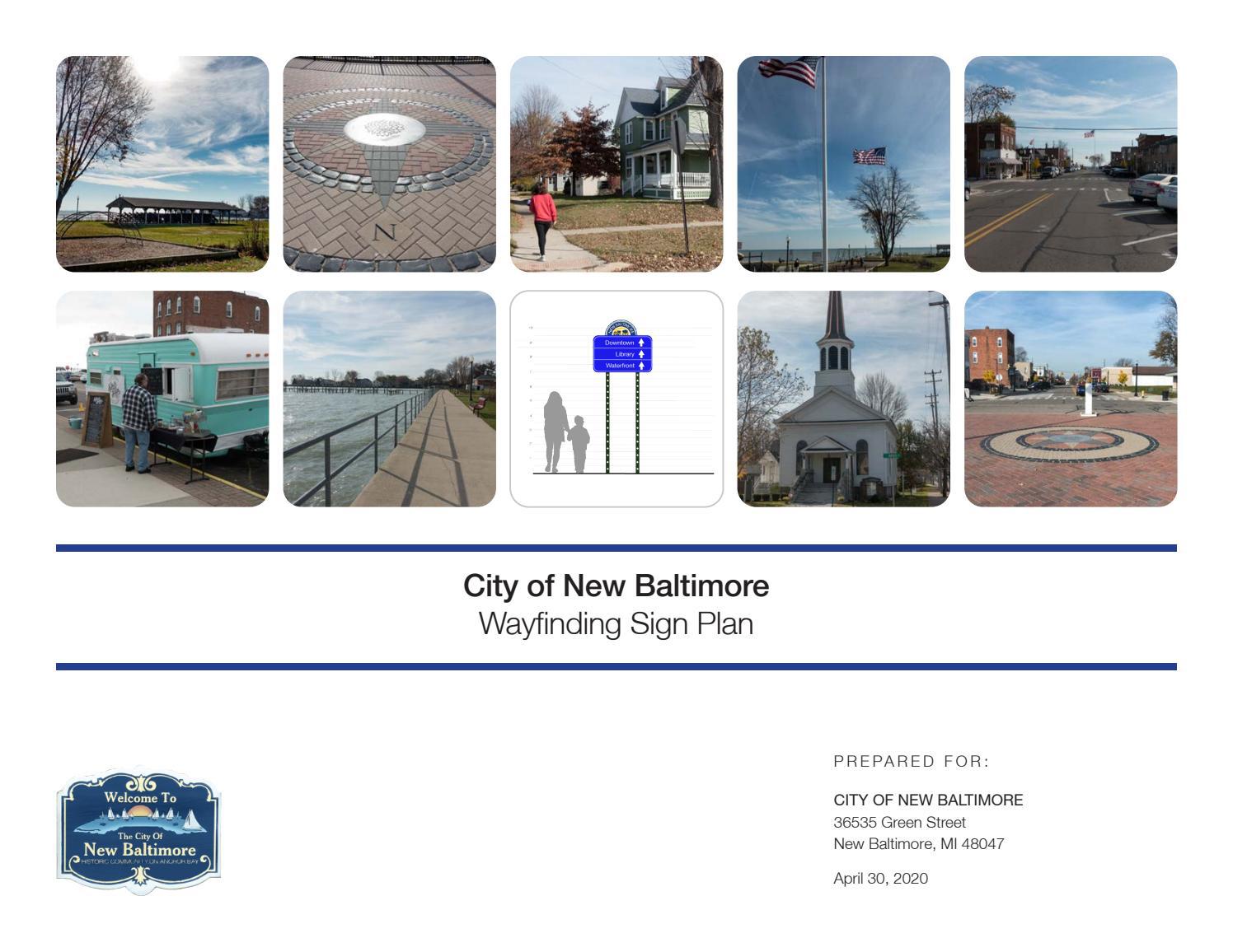 City of New Baltimore, Michigan Wayfinding Sign Plan by Rod Arroyo Issuu