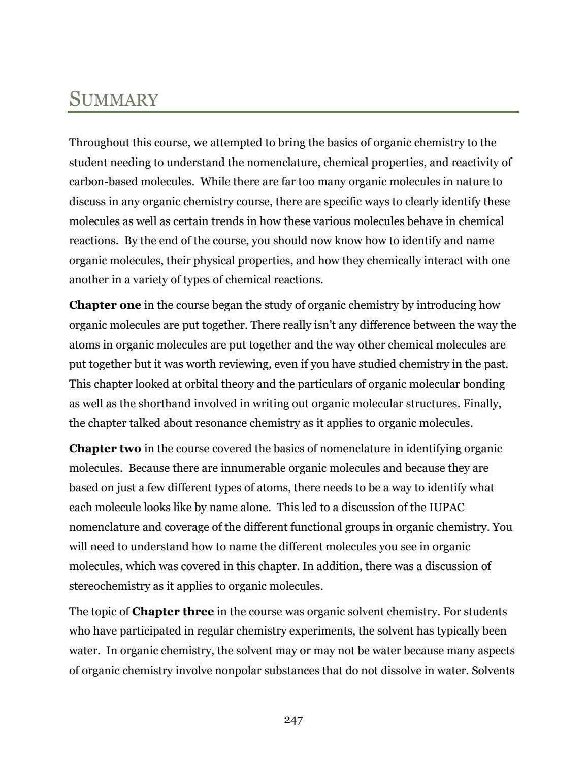 College Level Organic Chemistry by AudioLearn - Issuu
