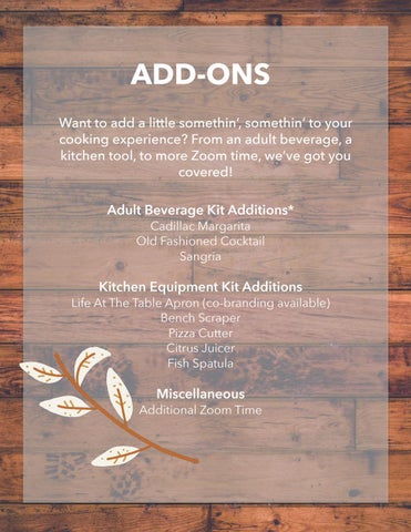 Live, Virtual Cooking Classes Fall 2021 第 14 页