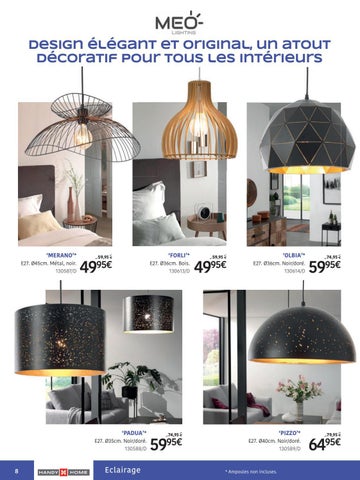 MENO 灯饰目录 · Folder HandyHome Spécial Éclairage TEC 法文 2021 第 8 页