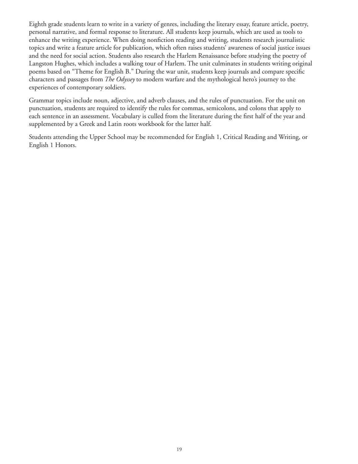 2021-2022 Middle School Curriculum Guide by Montclair Kimberley Academy ...