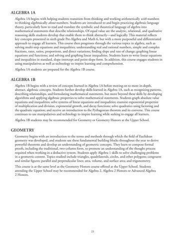 2021-2022 Middle School Curriculum Guide by Montclair Kimberley Academy ...