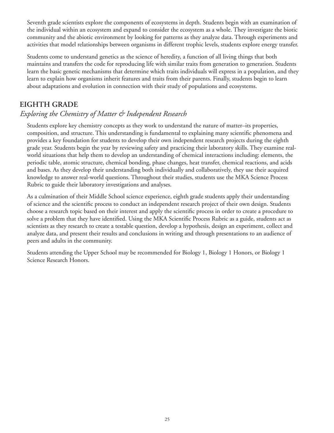 2021-2022 Middle School Curriculum Guide by Montclair Kimberley Academy ...