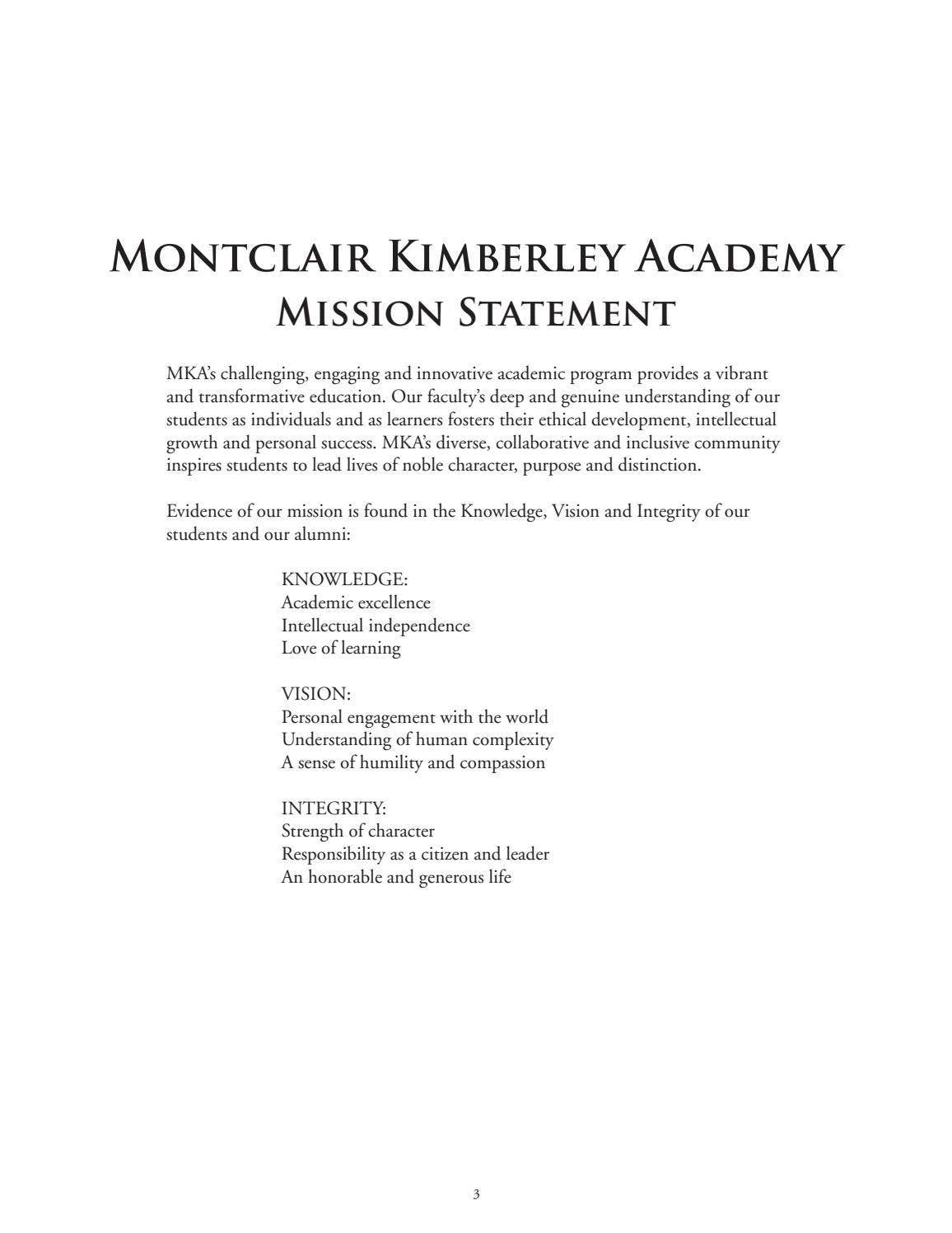 2021-2022 Middle School Curriculum Guide by Montclair Kimberley Academy ...