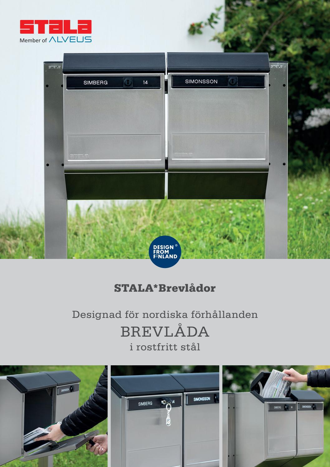 Stala brevlådor och stativer 2021 by Stala Oy - Issuu