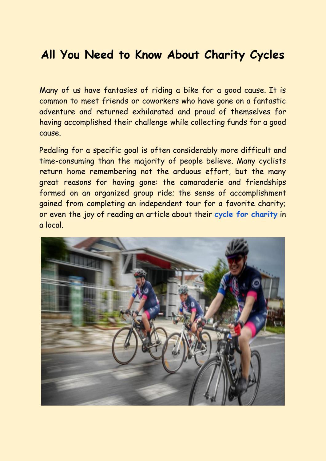 charity cycles 2020