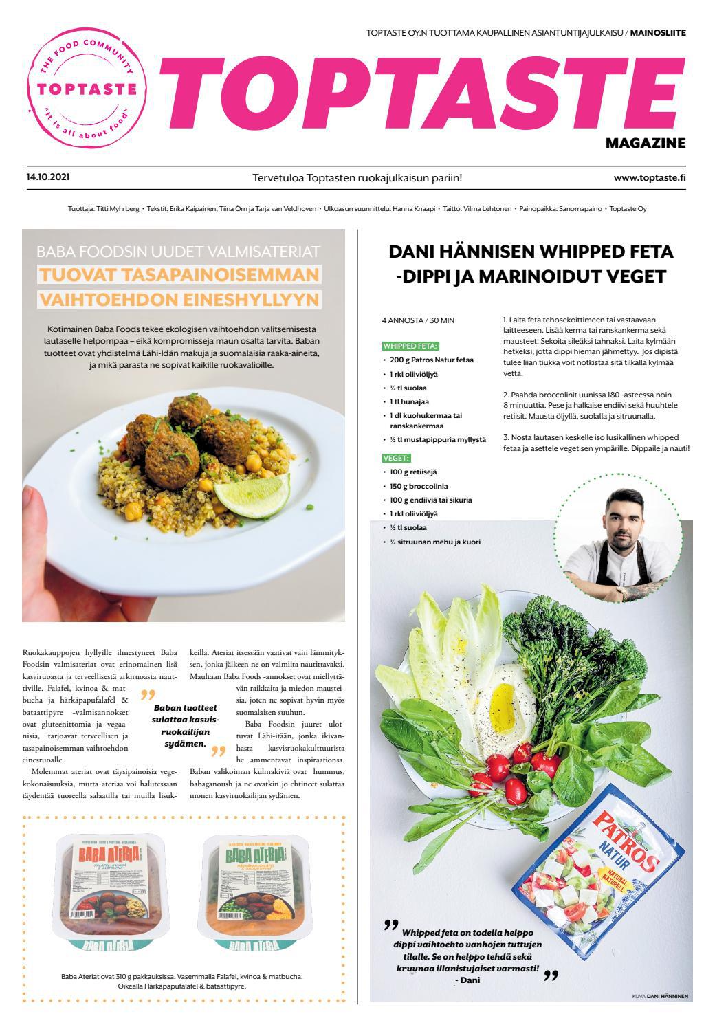 Toptaste Magazine 14/10/2021 by Toptaste - Issuu