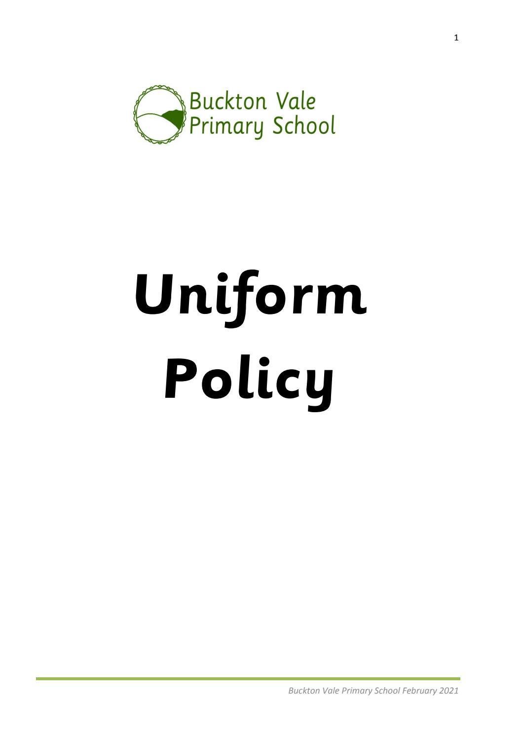 School Uniform Policy by Schudio Issuu