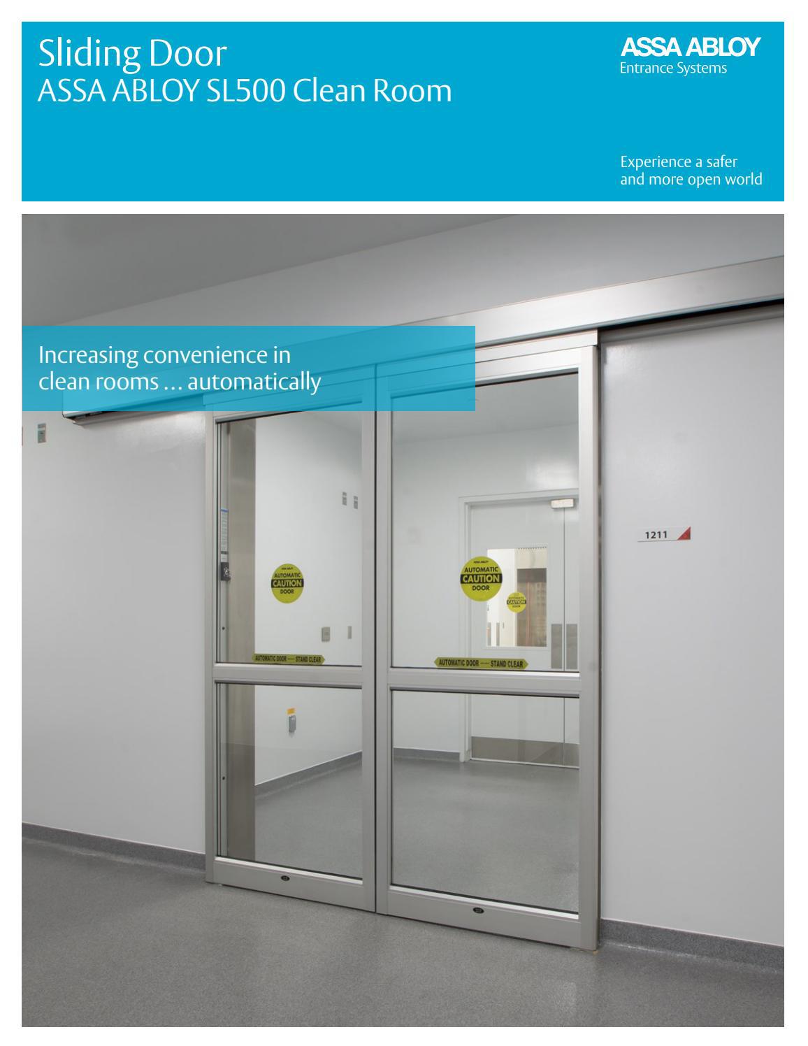 ASSA ABLOY SL500 Clean Room Product Brochure by