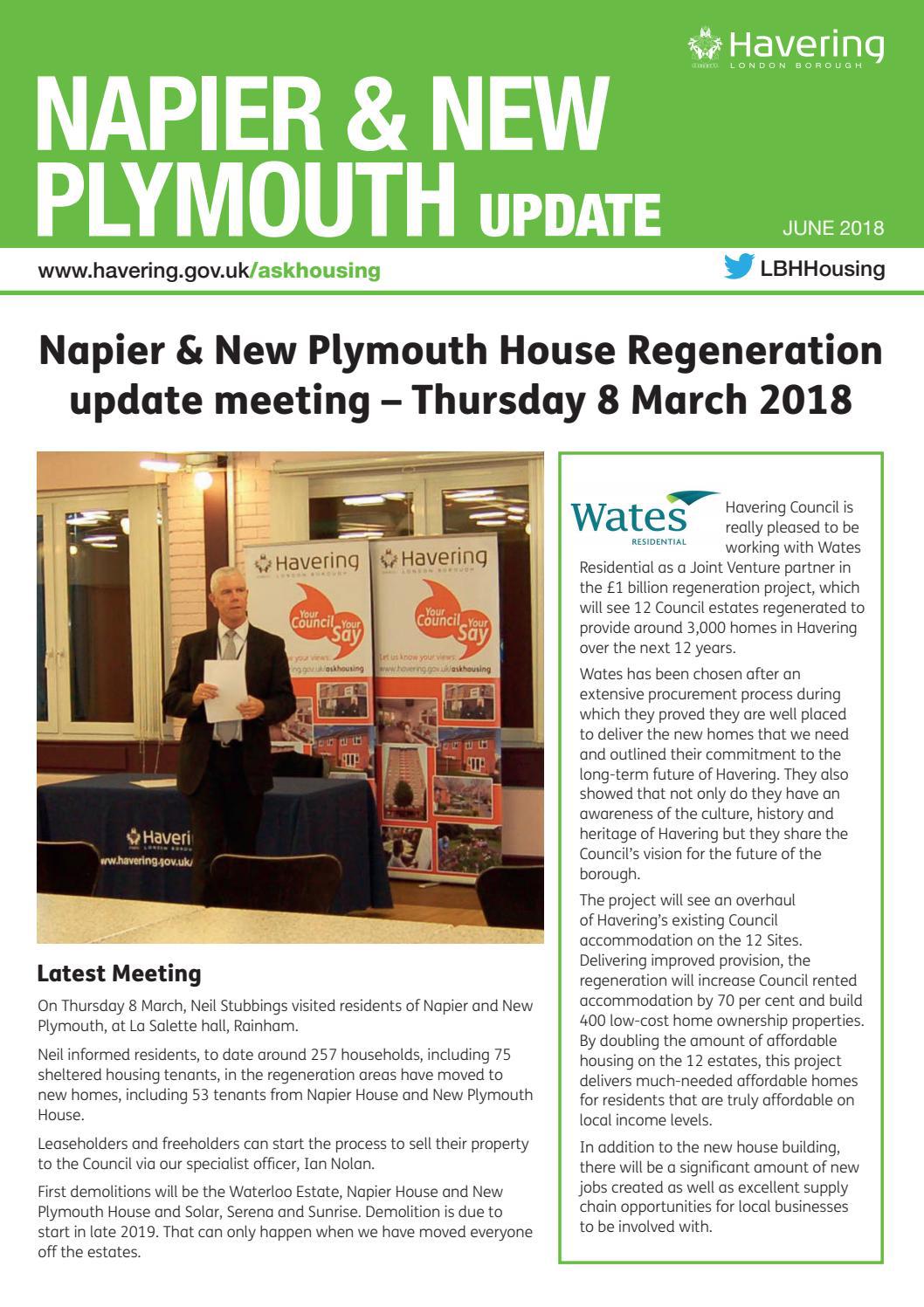 Napier New Plymouth Update 2018 March By Havering Council Issuu