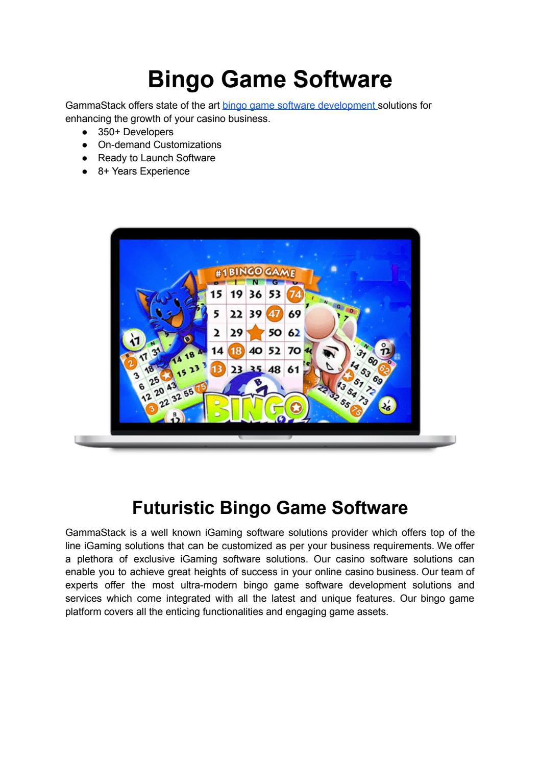Bingo Game Software by Josephemma Issuu