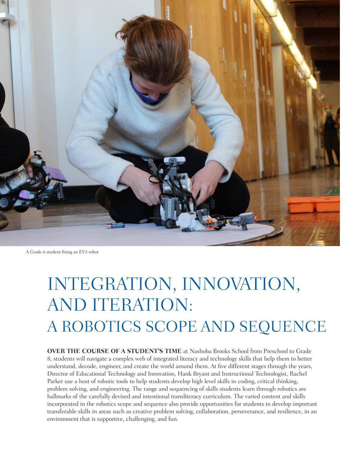 Sequence Robotics Integration, Innovation, and Iteration: A Robotics Scope and Sequence ...