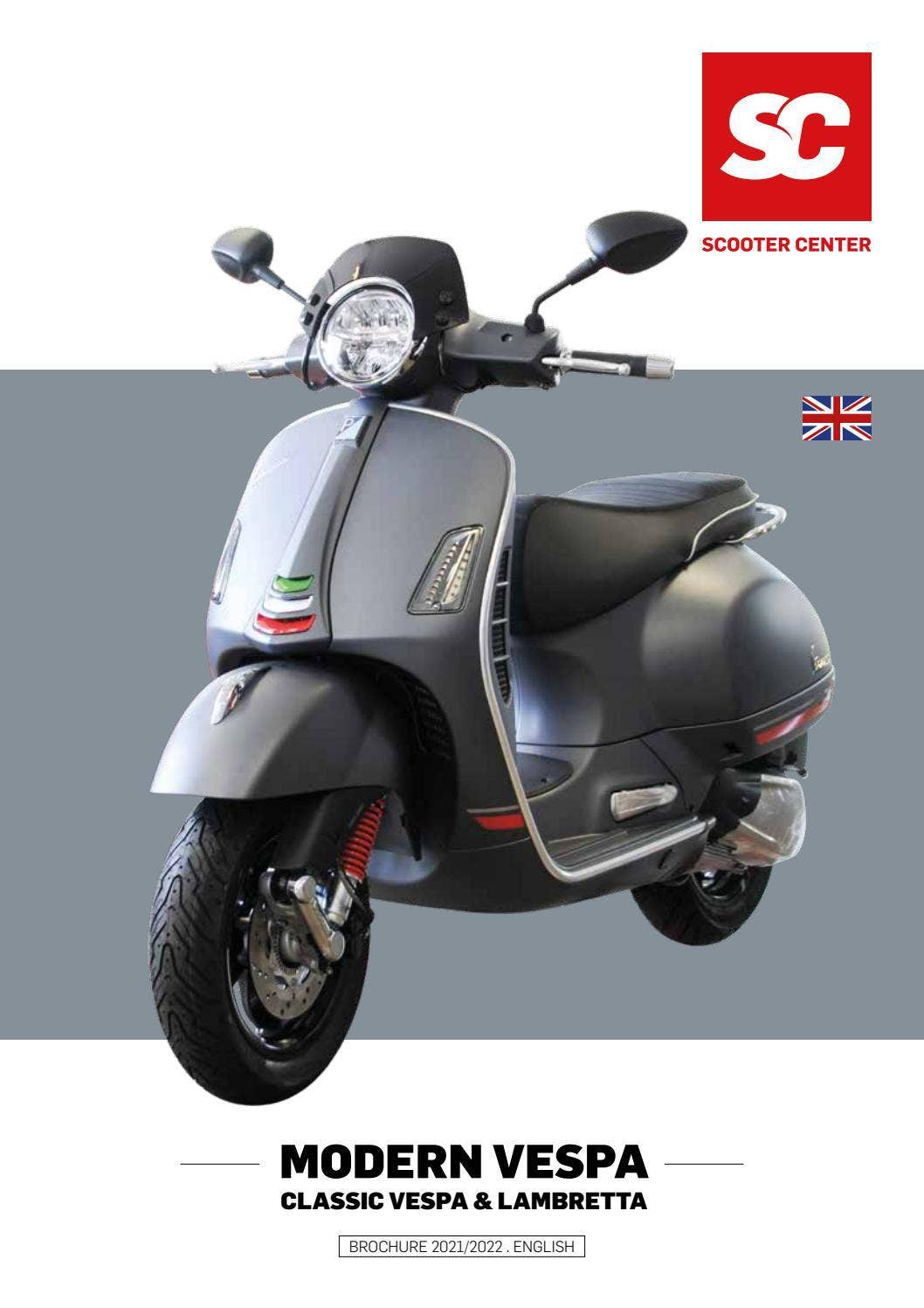 Vespa & Lambretta カタログ ENGLISH Scooter Center BROCHURE 2021/2022 Vespa & Lambretta by