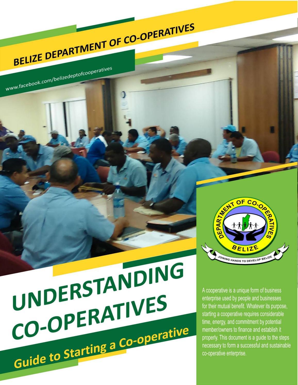 Guide to Starting a Cooperative by belizedeptofcooperatives Issuu