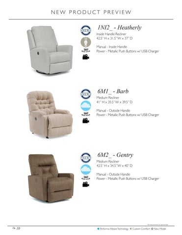 Best Home Furnishings Motion × Recliners 家具目录 Fall 2021 第 12 页