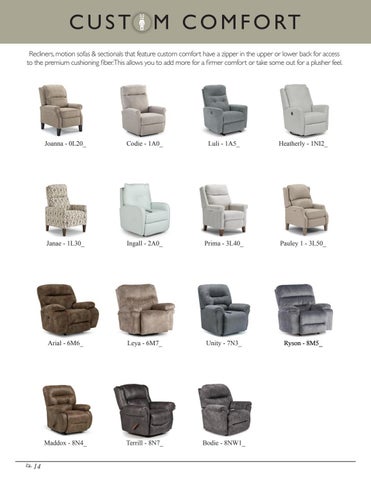 Best Home Furnishings Motion × Recliners 家具目录 Fall 2021 第 16 页