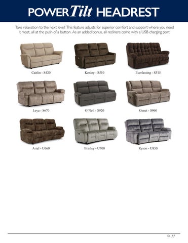Best Home Furnishings Motion × Recliners 家具目录 Fall 2021 第 19 页