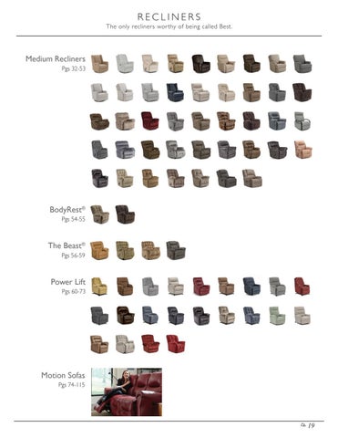 Best Home Furnishings Motion × Recliners 家具目录 Fall 2021 第 21 页