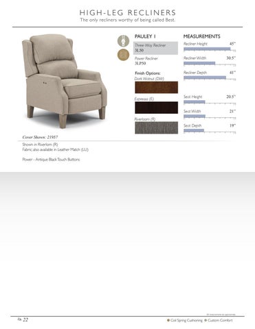 Best Home Furnishings Motion × Recliners 家具目录 Fall 2021 第 24 页