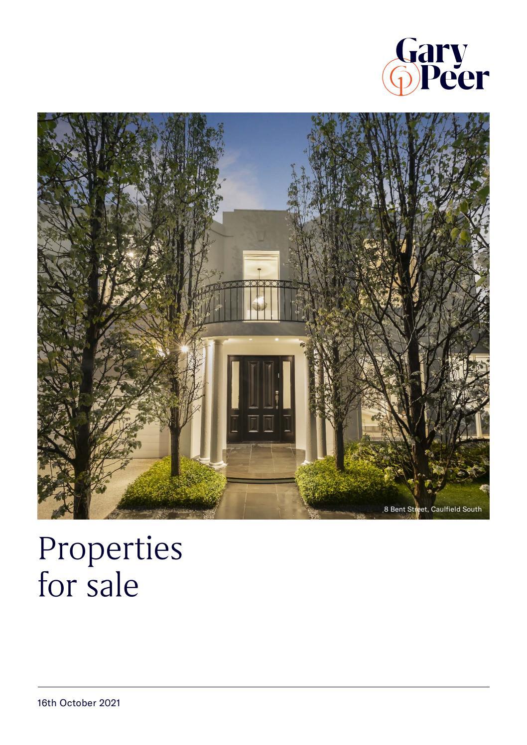 Gary Peer properties for sale Saturday 16th October 2021 by Gary Peer