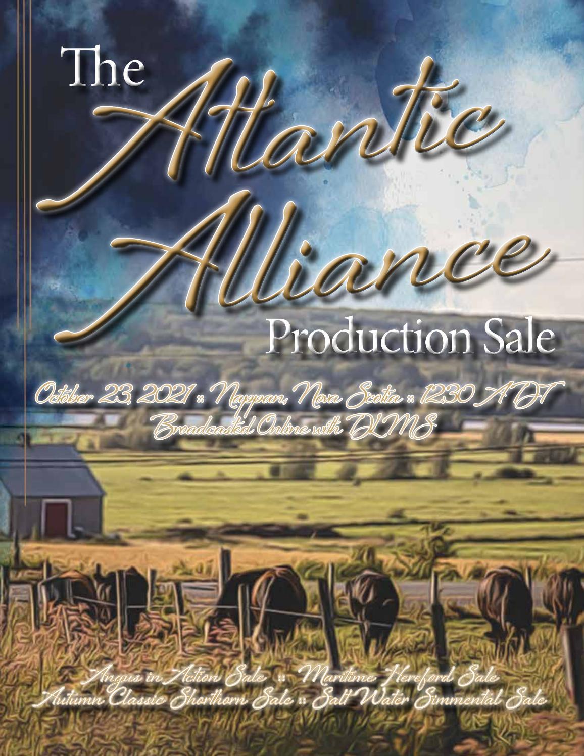 The Atlantic Alliance Production Sale by Canadian Angus Association Issuu
