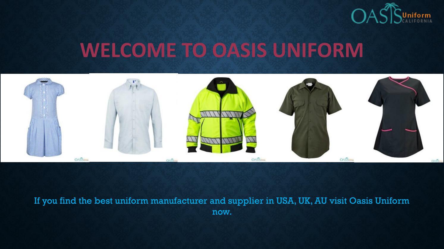 If you find the best uniform manufacturer and supplier in USA, UK, AU
