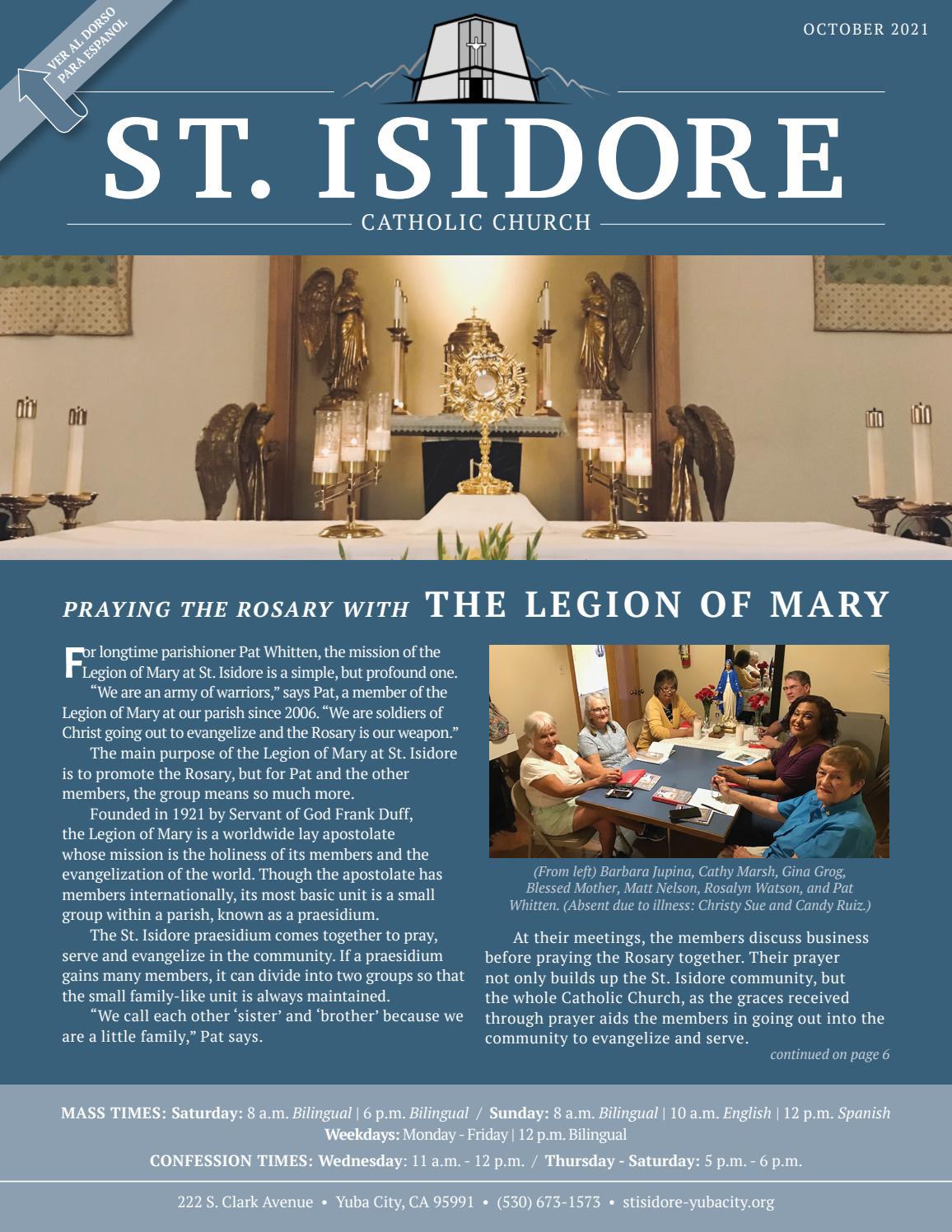 St. Isidore Catholic Church Newsletter — October 2021 by Catholic