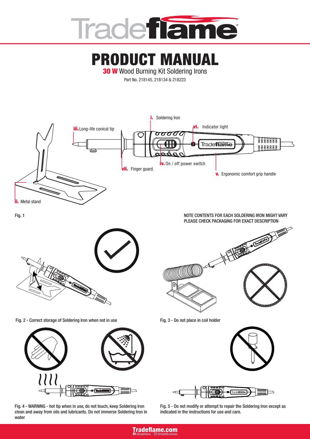 TradeFlame Wood Burning Kit Manual by adventureoperations Issuu
