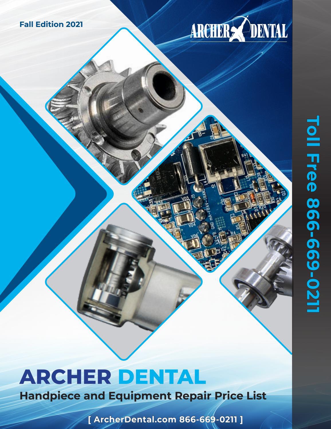 Archer Dental Handpiece and Equipment Repair Book by ARCHER DENTAL Issuu