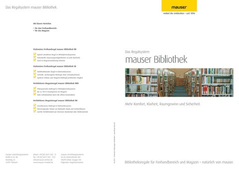 Mauser Bibliotheksregale 第 7 页