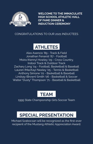 2021 Hall of Fame Program Induction Ceremony 第 5 页