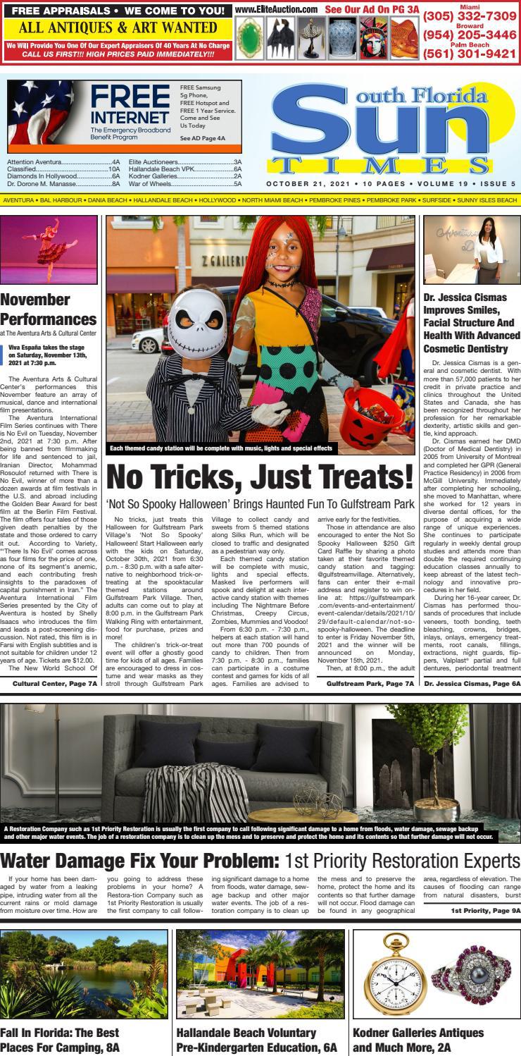 Sun Times Issue 10 21 21 By The South Florida Sun Times Newspaper Issuu