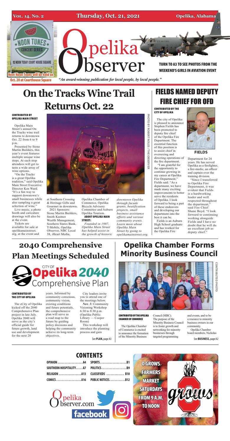 Opelika Observer - 10-21-21 E-edition by OpelikaObserver - Issuu