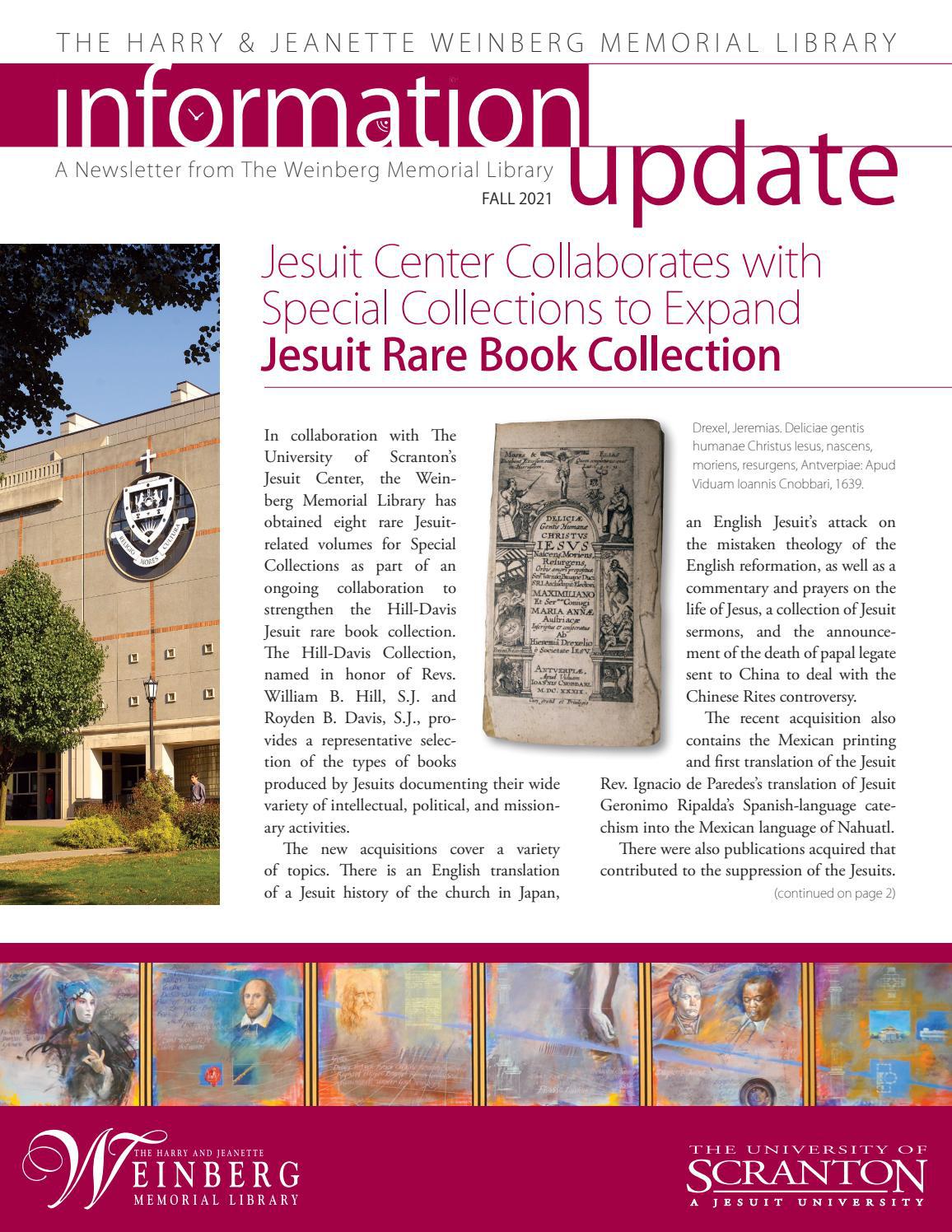 Information Update, Fall 2021 by The University of Scranton Issuu