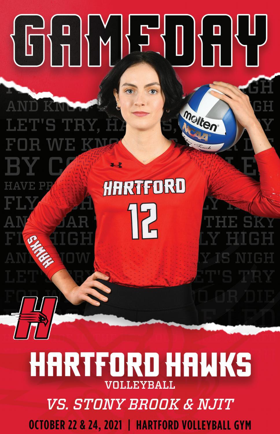 Hartford Volleyball Game Program October 22 & October 24 by