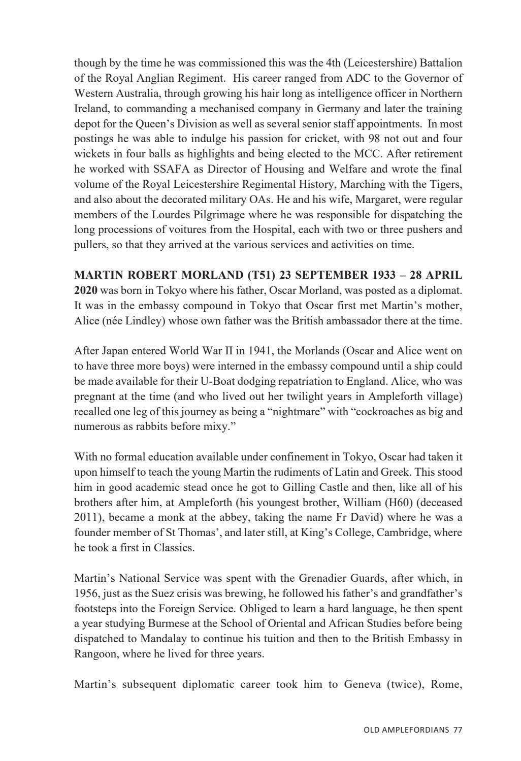 Ampleforth Journal by ampleforthcollege - Issuu