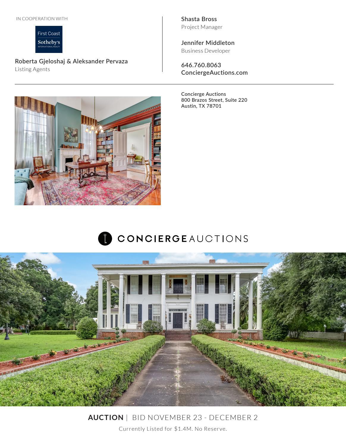 WardlawSmith Mansion Near Tallahassee, FL by Sotheby's Concierge