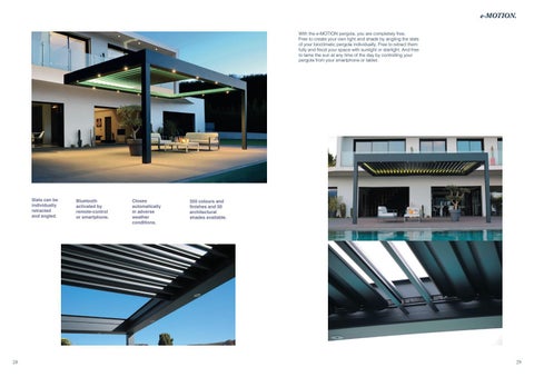 BIOSSUN BIO CLIMATIC PERGOLAS 第 15 页